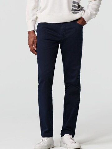 Regular Pantalon chino MEYER en bleu : devant