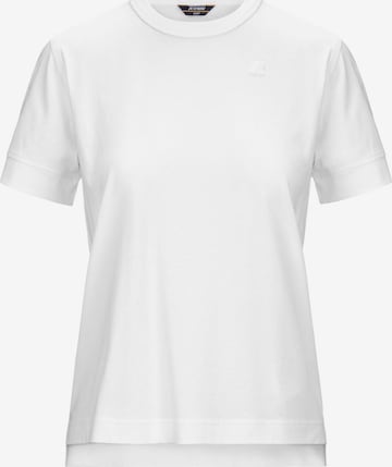 K-Way Koszulka 'K-WAY EMEL JERSEY T-SHIRT T-Shirt e Polo' w kolorze biały: przód