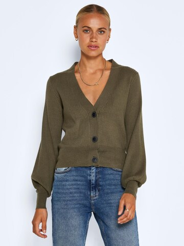 Noisy may Knit Cardigan 'Ship' in Green