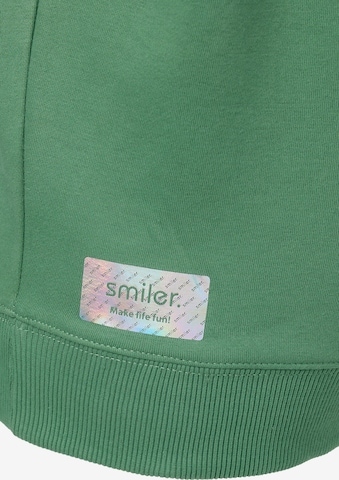 Sweat-shirt 'Sunny' smiler. en vert