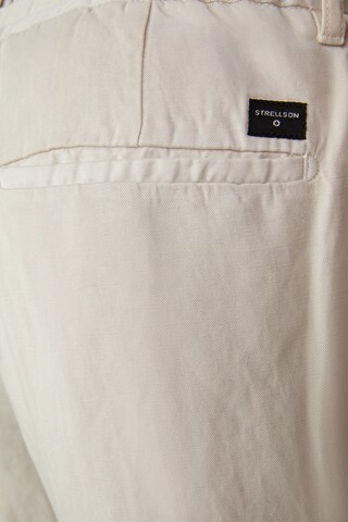 STRELLSON Slim fit Pants 'Saturn' in Grey