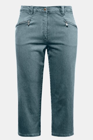 Ulla Popken Regular Broek 'Mony' in Blauw: voorkant