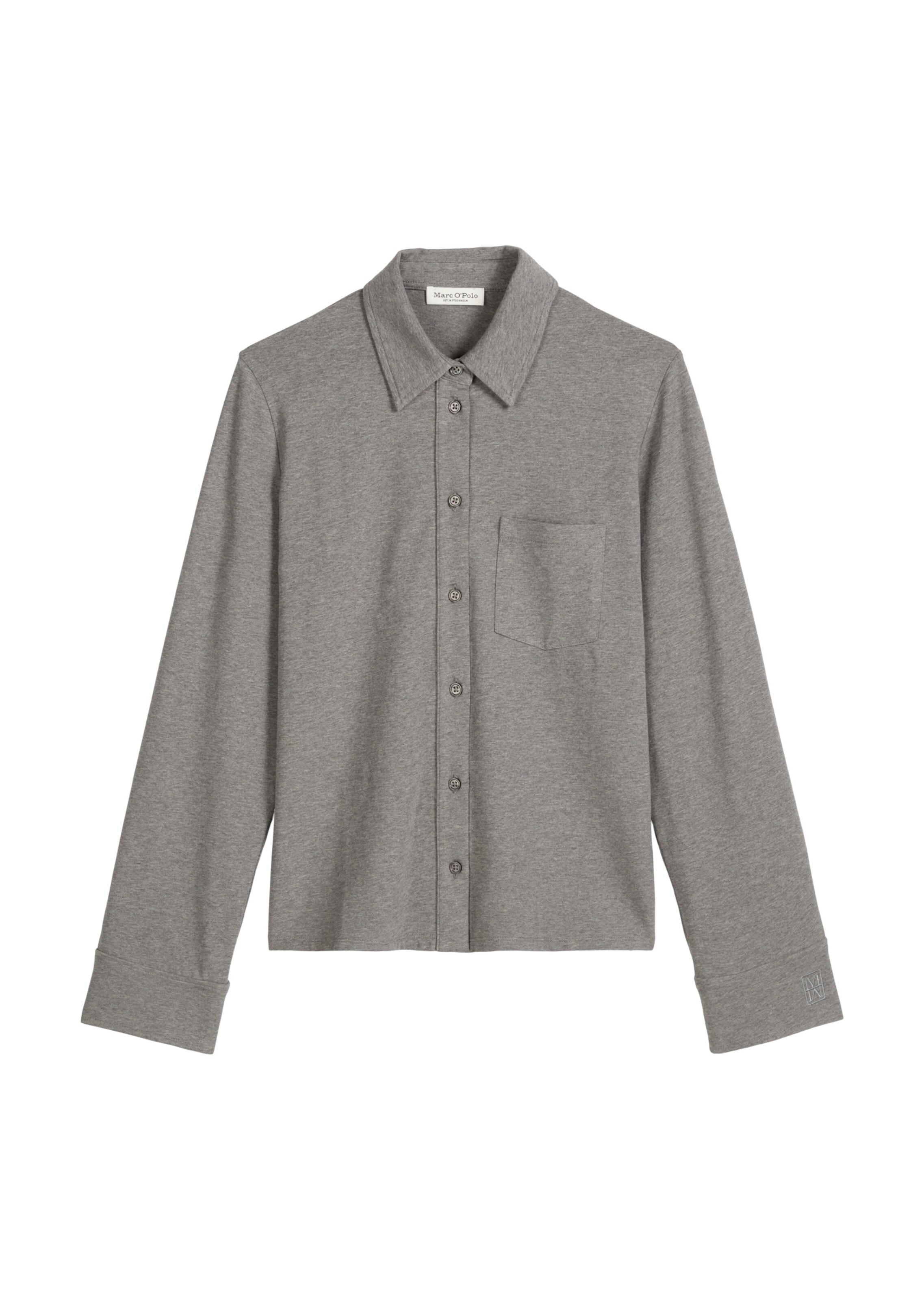 Marc O'Polo Bluse in Grau: Vorderseite