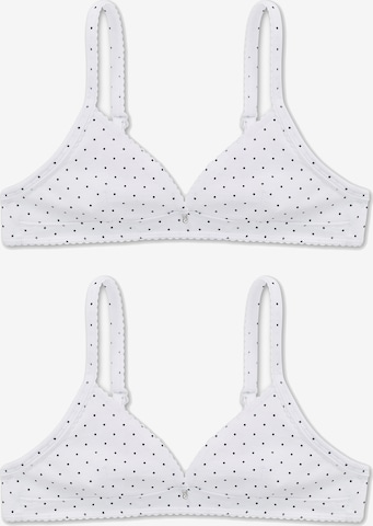 SCHIESSER Bralette Bra ' 95/5 ' in White: front