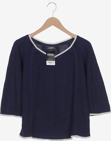 Lands‘ End Pullover M in Blau: predná strana