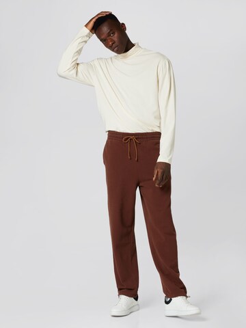 Sinned x ABOUT YOU Loose fit Pants 'Milo' in Brown