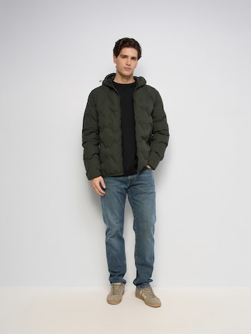 Salsa Jeans Winterjas in Groen: voorkant