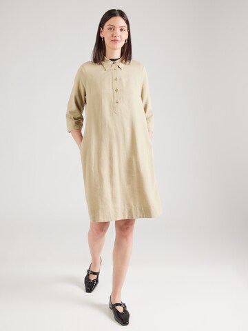 Abito camicia di s.Oliver in beige: frontale