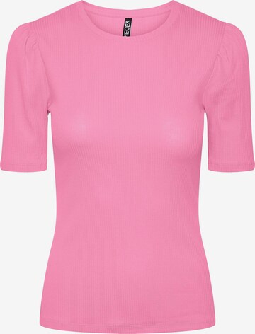 PIECES Tričko 'Ruka' – pink: přední strana