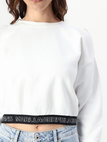 KARL LAGERFELD JEANS Dressipluus, värv valge