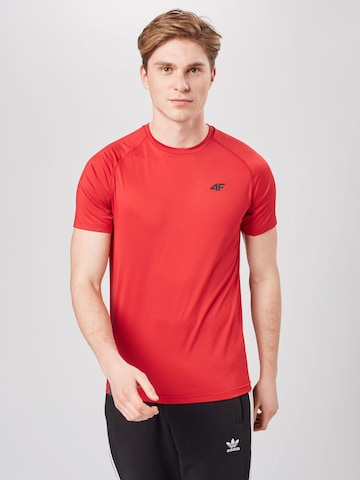 4F Performance Shirt in Red: front