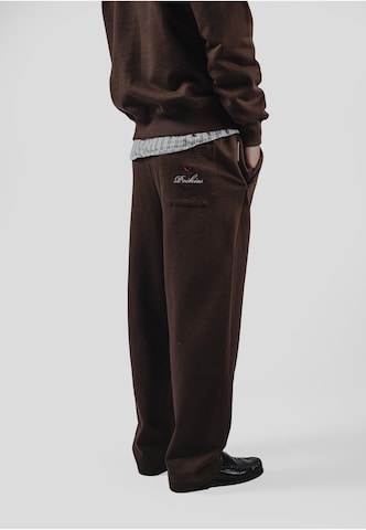 Loosefit Pantalon Pockies en marron : devant
