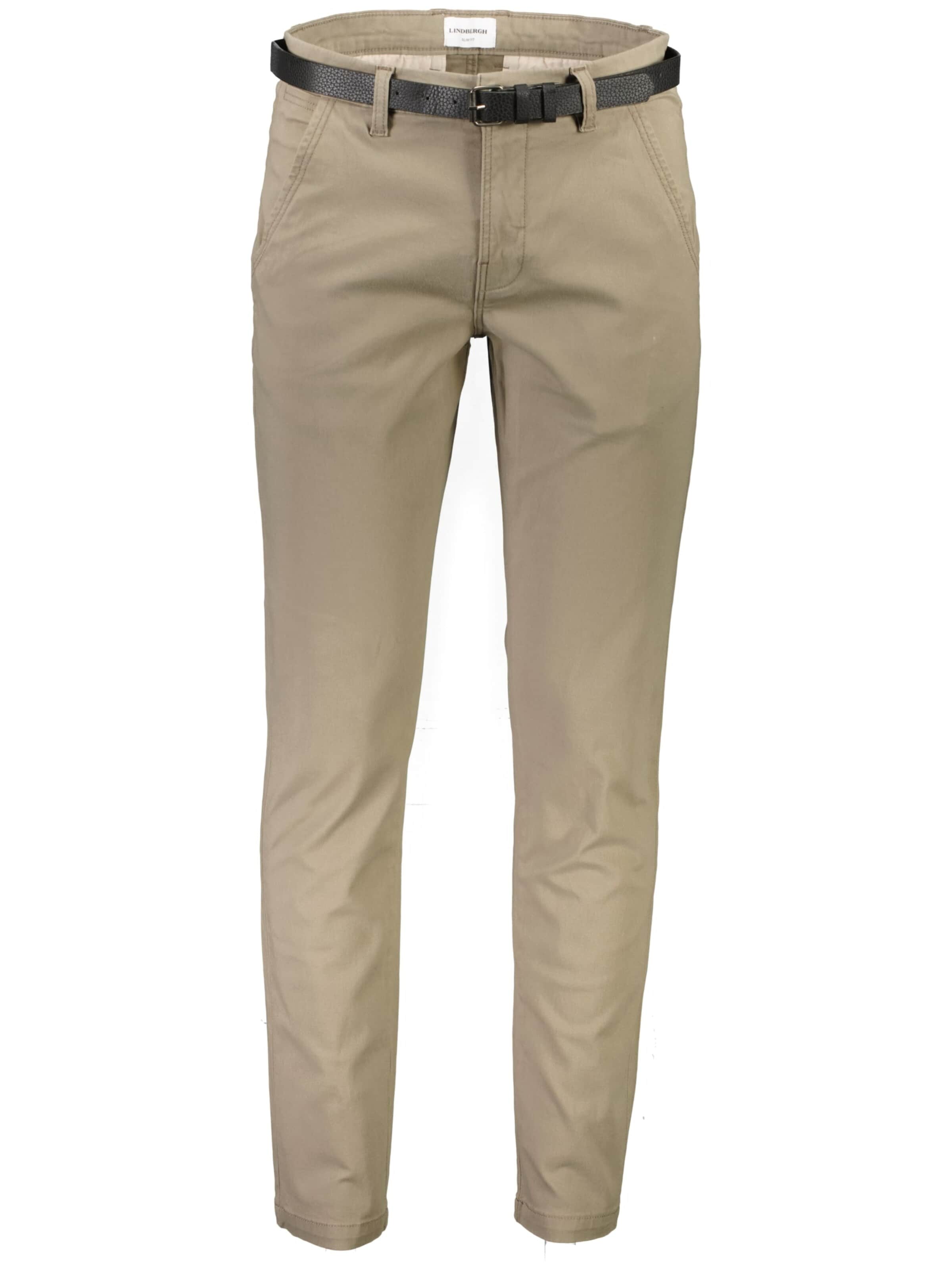 Slimfit Pantaloni chino di Lindbergh in beige: frontale