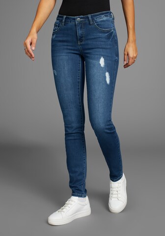 ARIZONA Skinny Jeans in Blue: front