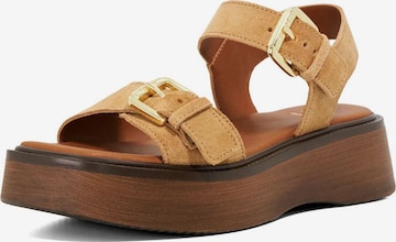 Dune LONDON Sandaal 'Luno' in Beige: voorkant
