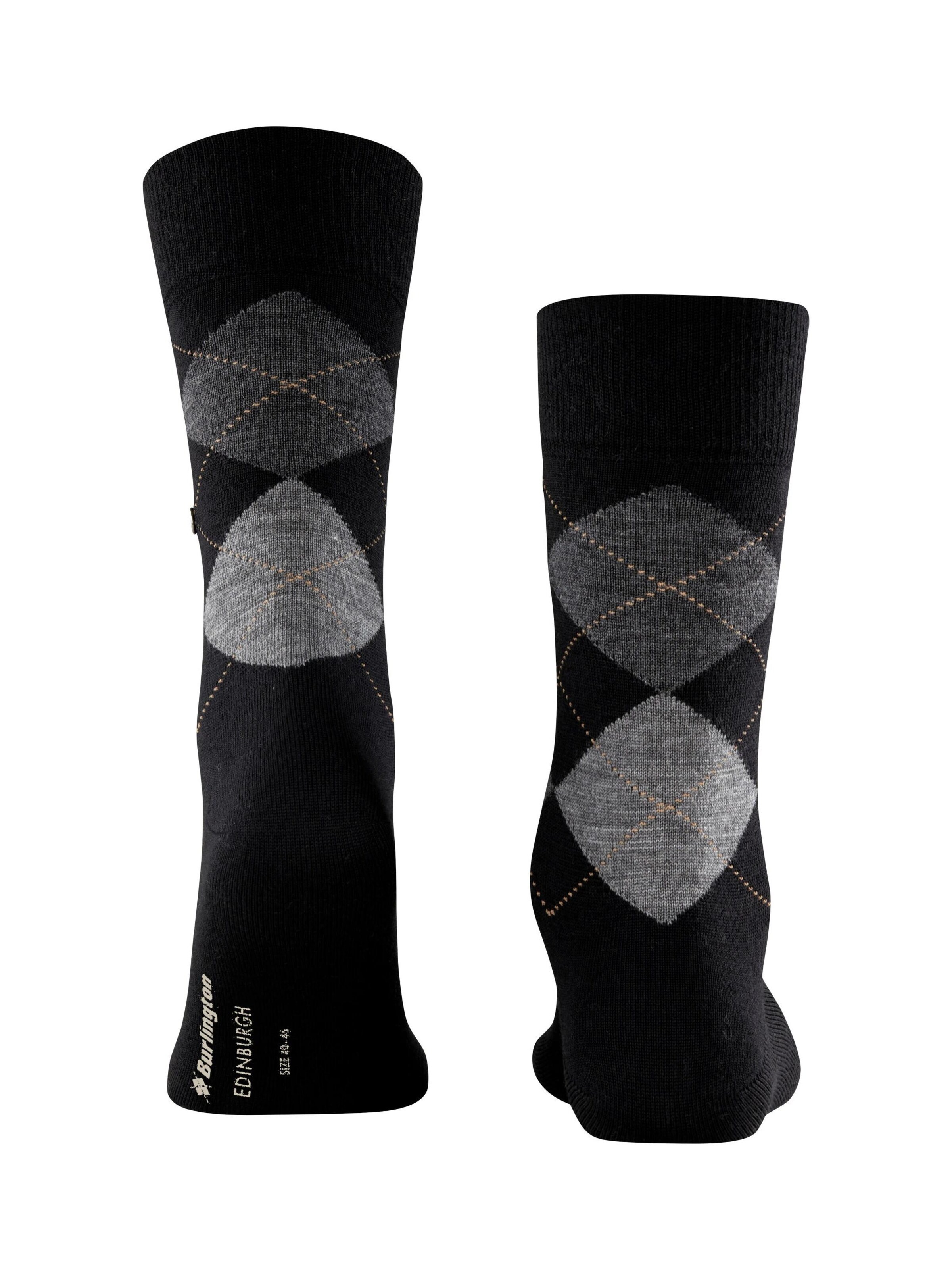 BURLINGTON Socken 'Edinburgh'‌‌‌ in Schwarz