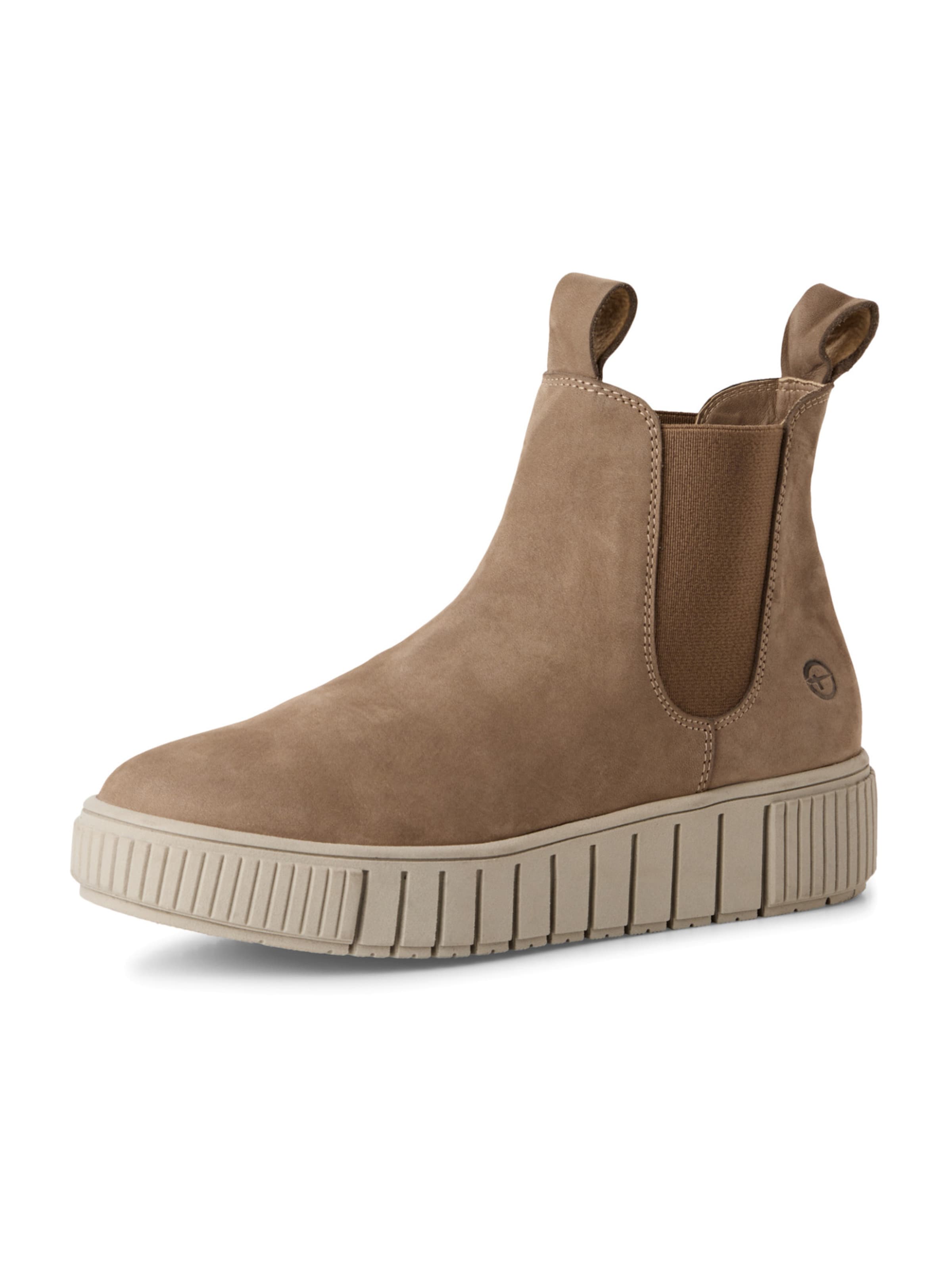 Tamaris Chelsea Boots in Grey: front