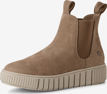 Tamaris Chelsea Boots in Grey: front