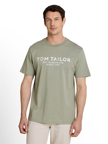 TOM TAILOR Shirt in Groen: voorkant
