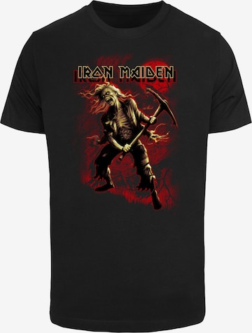 Merchcode T-Shirt 'Iron Maiden' in Schwarz: predná strana