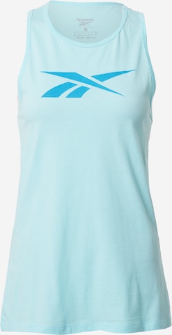 Reebok Sporttop in Blauw: voorkant