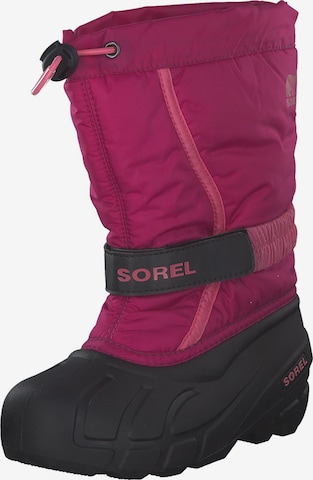 SOREL Snow Boots 'Childrens Flurry' in Pink: front