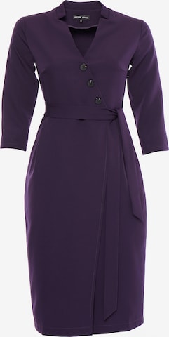 Awesome Apparel Dress in Purple: front