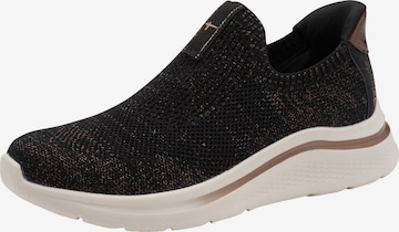 Slip on Tamaris en noir : devant