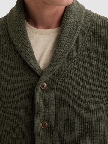 Giacchetta 'Cardigan in 100% wool with allover rib texture' di VANGUARD in grigio