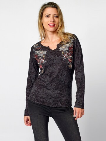 KOROSHI Shirt in Schwarz: Vorderseite