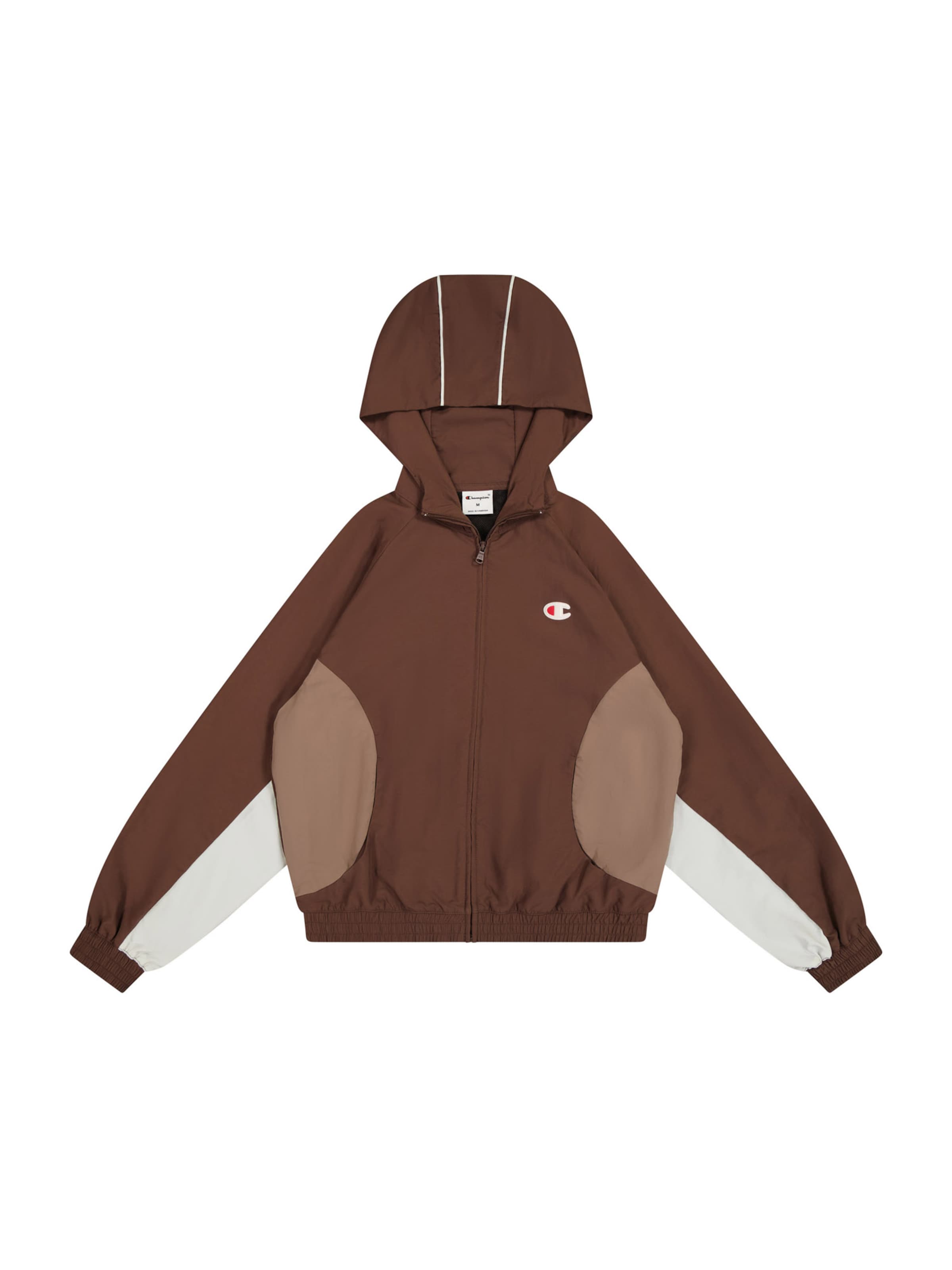 Champion Sweatjacke in Braun: Vorderseite