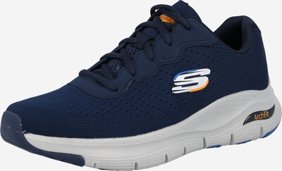 SKECHERS Sneaker 'Arch Fit' in royalblau / dunkelblau / hellorange / weiß, Produktansicht