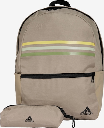 ADIDAS SPORTSWEAR Sports Backpack 'Classic' in Beige: front