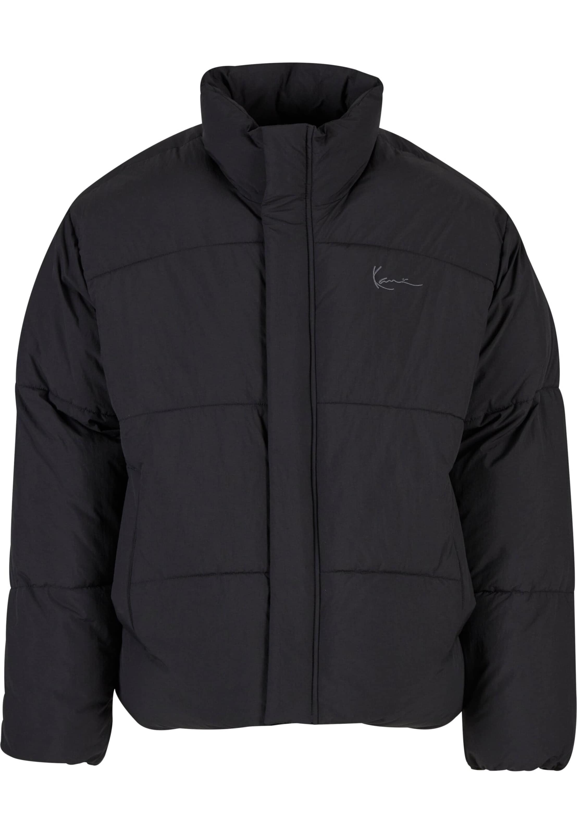 Karl Kani Winter jacket in Black: front