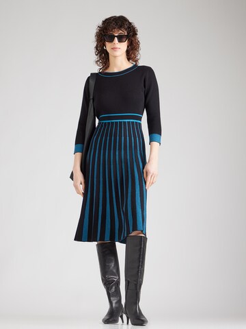 Derhy Sukienka z dzianiny 'CARLINE' w kolorze czarny