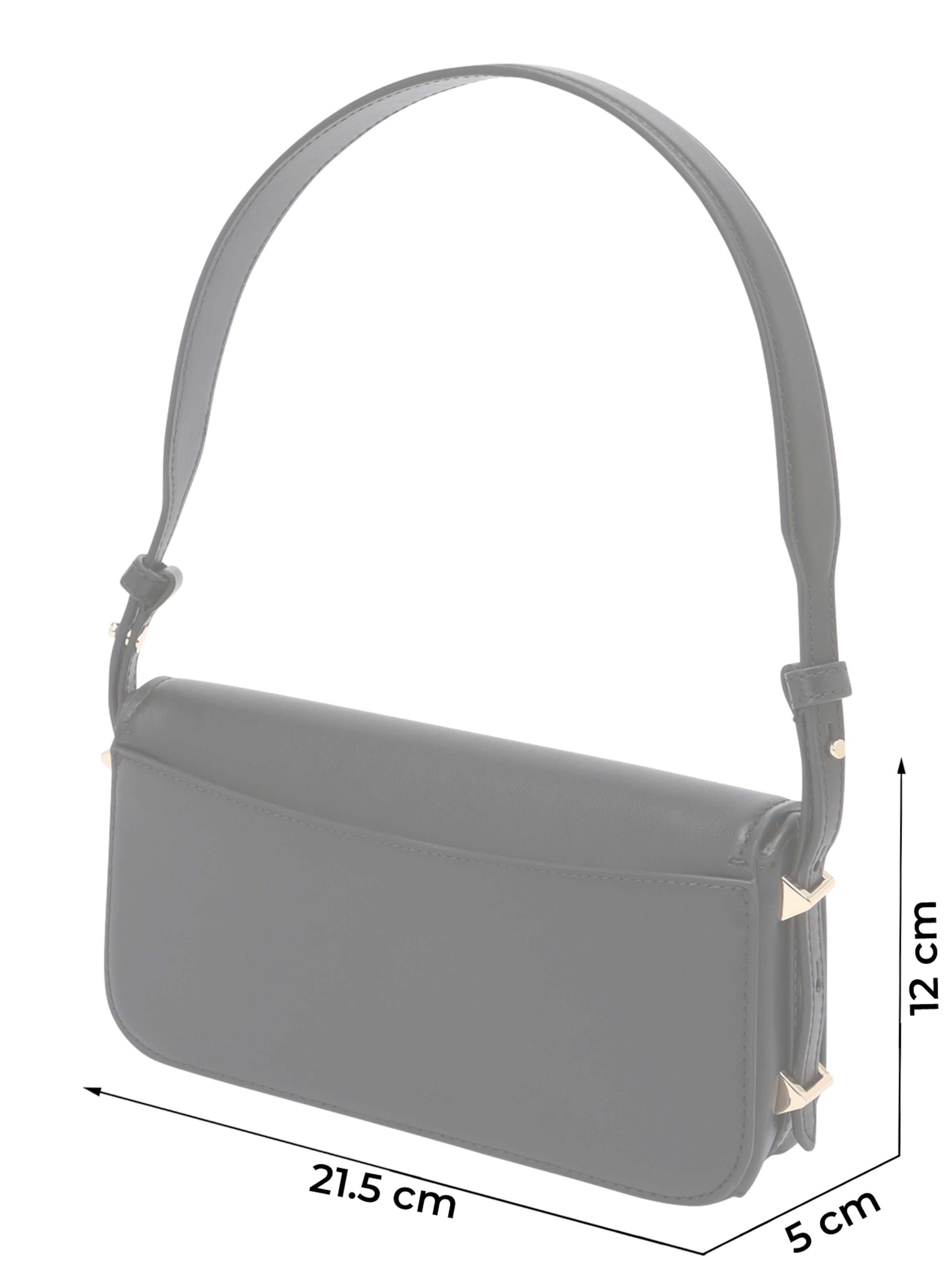 Borsa a spalla 'Liv Schultertasche Aus Glattem Leder' di Kate Spade in nero