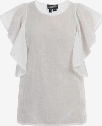 DreiMaster Vintage Blouse in White: front