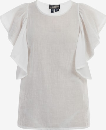 DreiMaster Vintage - Blusa en blanco: frente