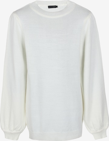 Bruuns Bazaar Kids Sweater 'Dagfrid' in White: front