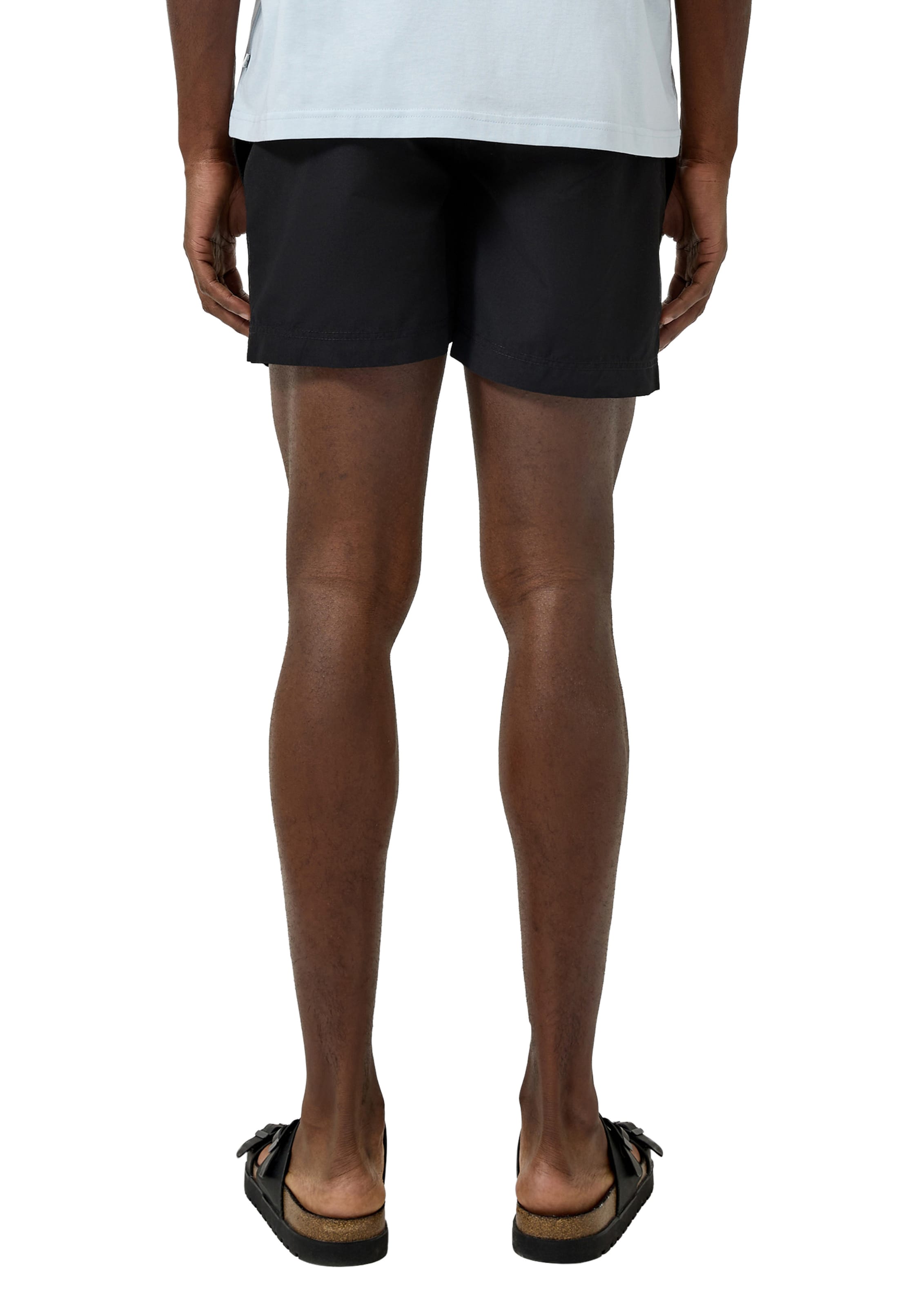 QS Badeshorts in Schwarz