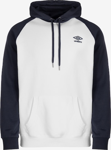 UMBRO Athletic Sweatshirt in White: front