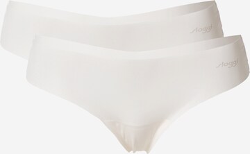 SLOGGI Thong 'ZERO Microfibre 2.0 H' in Beige: front