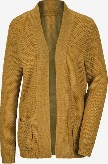 Goldner Strickjacke in honig, Produktansicht