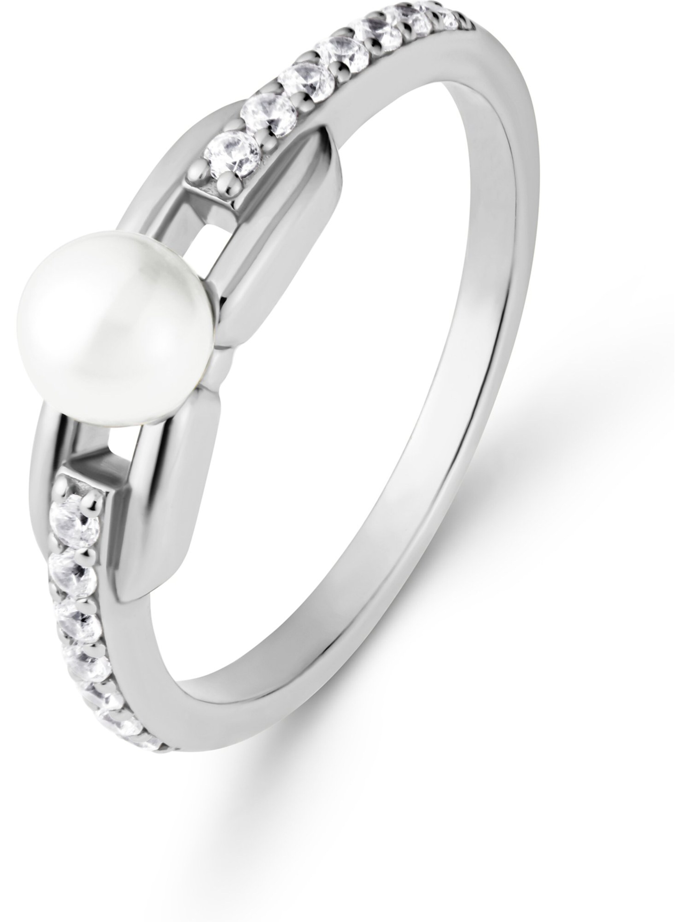 CHRIST Ring in Silver: front