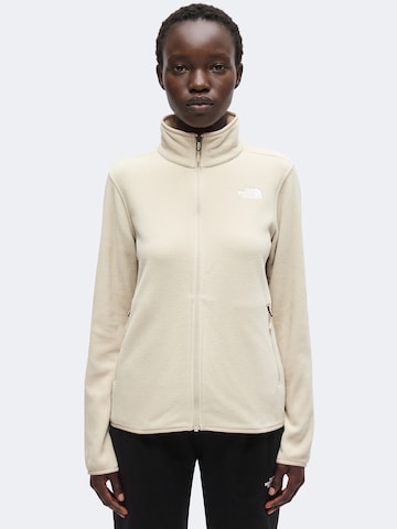 THE NORTH FACE Funkční fleecová mikina 'GLACIER' – šedá: přední strana