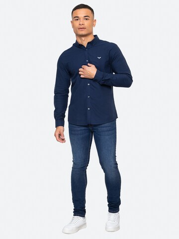 Threadbare Regular fit Overhemd 'Beacon' in Blauw