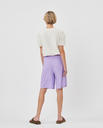 Loosefit Pantaloni con piega frontale 'Baline' di minimum in lilla