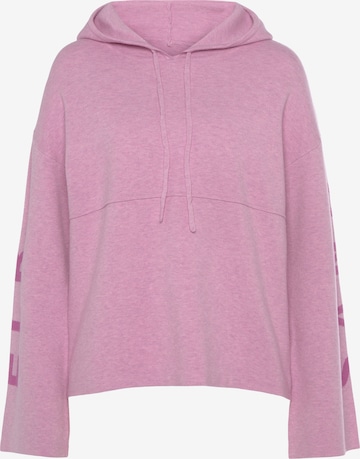 Sweat-shirt Elbsand en rose : devant