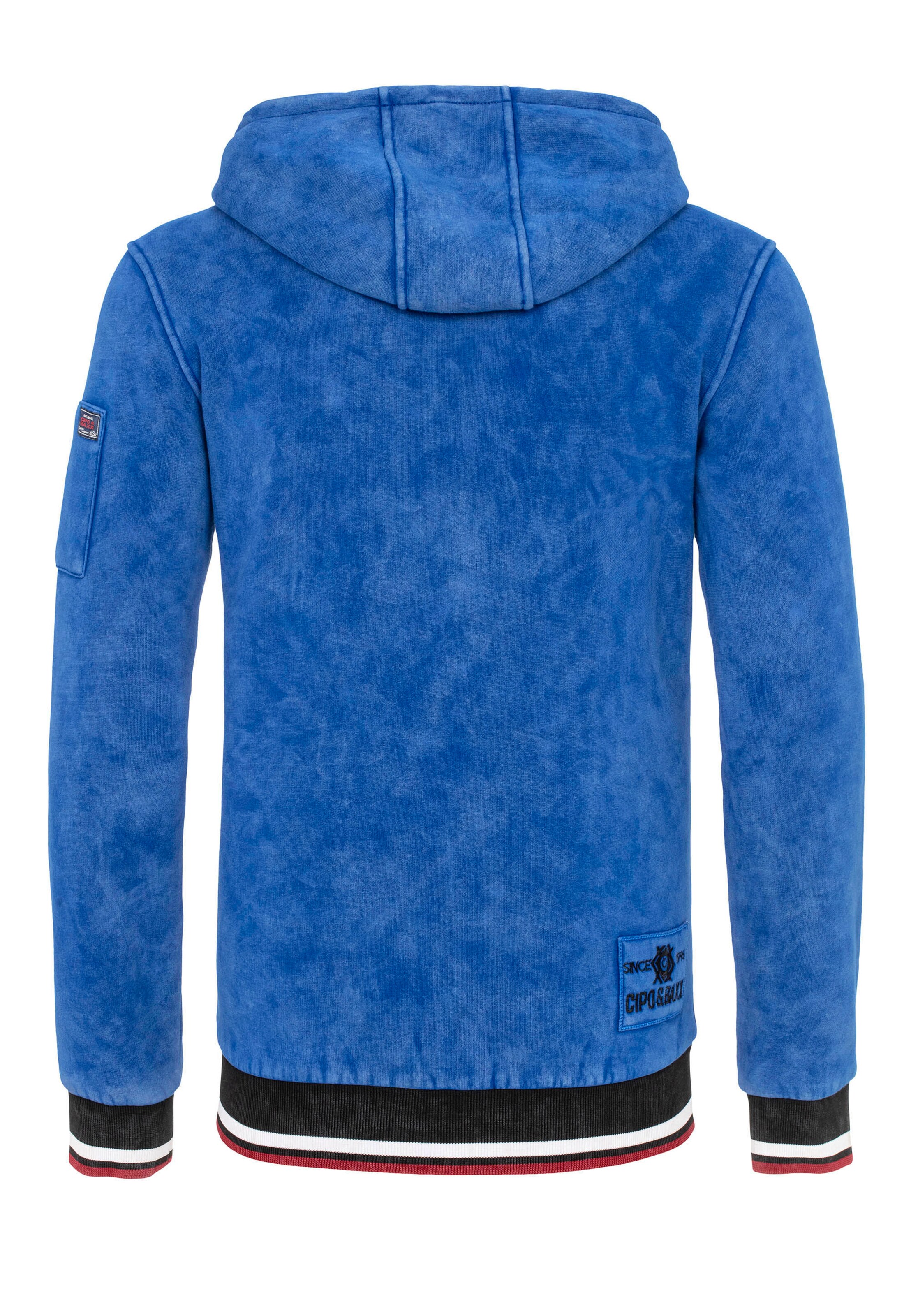 CIPO & BAXX Sweat jacket in Blue