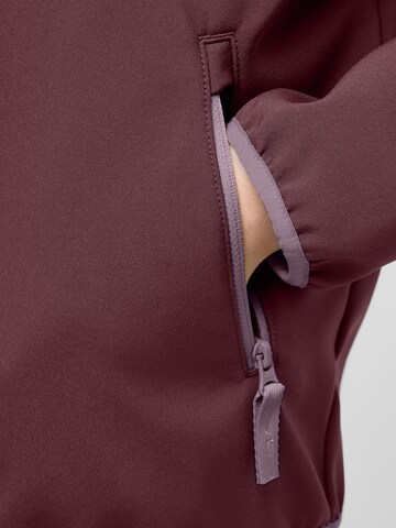 JACK WOLFSKIN Ulkoilutakki 'FOURWINDS' värissä punainen